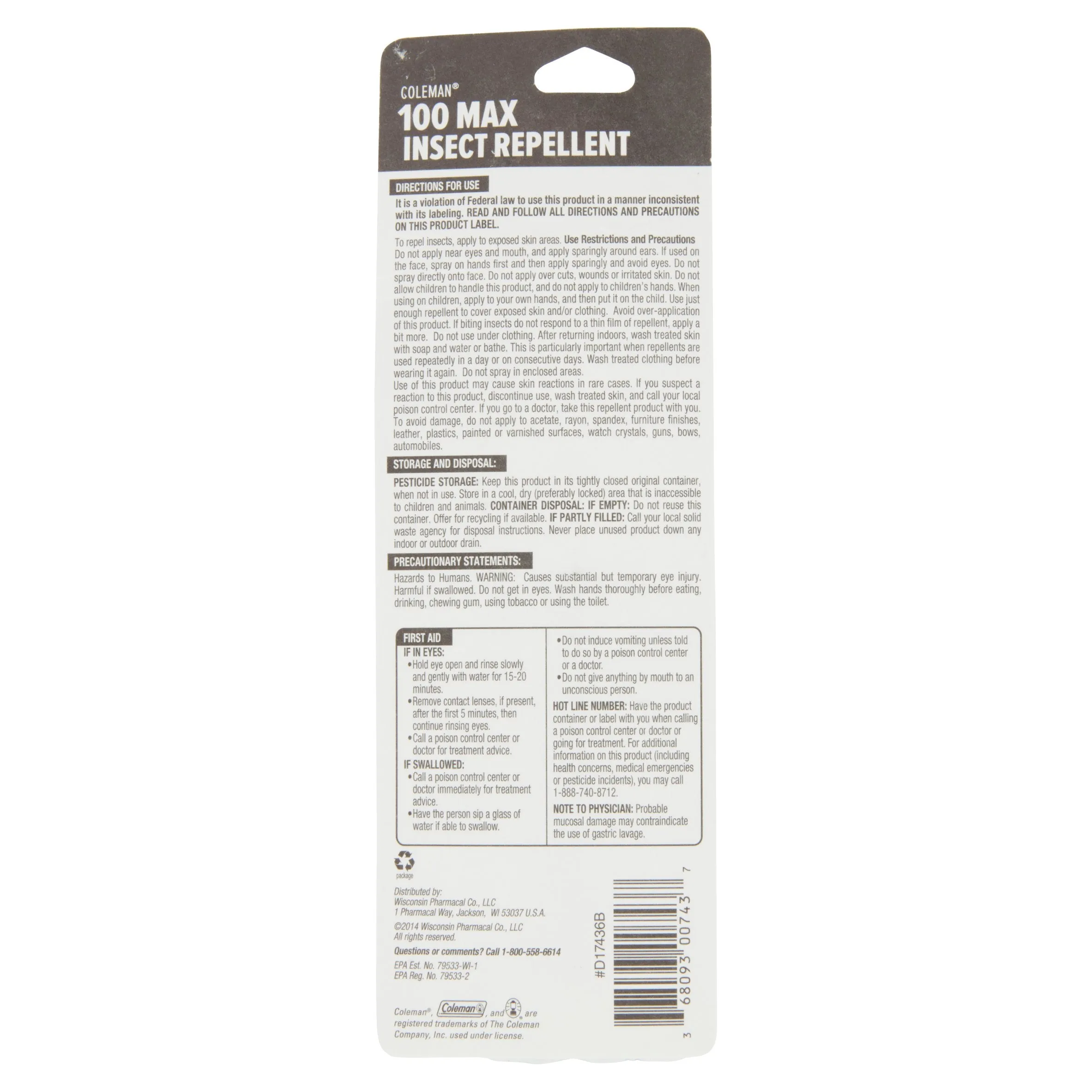 Coleman 100 Max Insect Repellent GoReady Pen