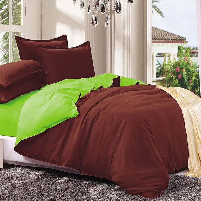 LILIYA Hot Bedding Set New Duvet Cover Set High Quality Bedding Sets Brief Bed Sheet Bed Linens Deisiner Duvet Cover#S-