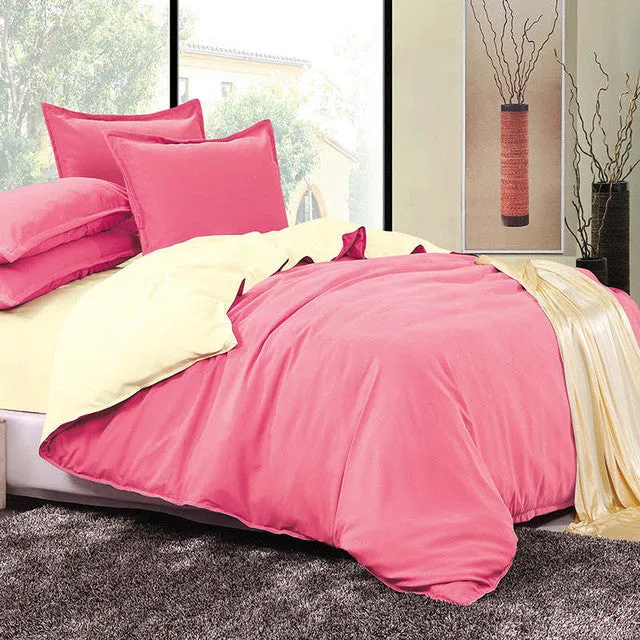 LILIYA Hot Bedding Set New Duvet Cover Set High Quality Bedding Sets Brief Bed Sheet Bed Linens Deisiner Duvet Cover#S-