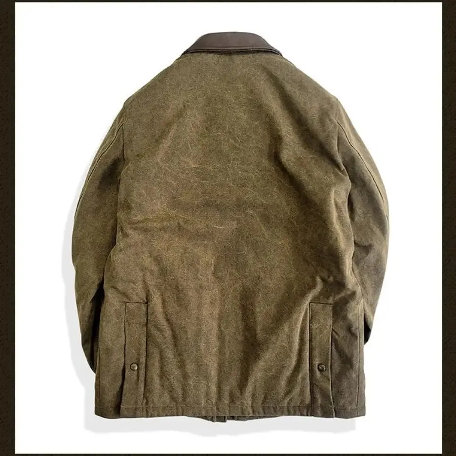Men's Wax Safari Jacket - Rugged Style Vintage Outwear